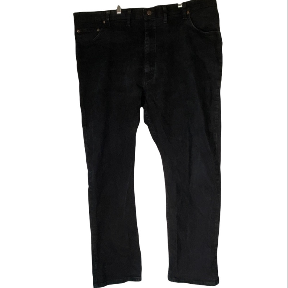 MEN’S Wrangler Black Denim Jeans Size 46 x 30, Good condition